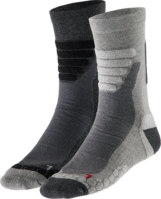 Wandelsokken 2pk Multi Kleuren