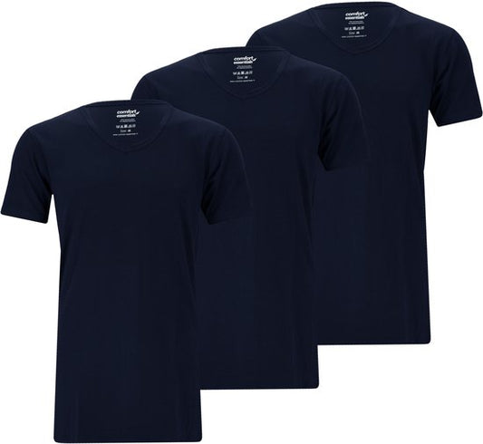 Comfort Essentials Heren T Shirts Extra Lang Ronde Hals 3pk