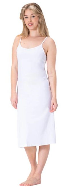 Dames Onderjurk Lang Spaghetti bandjes