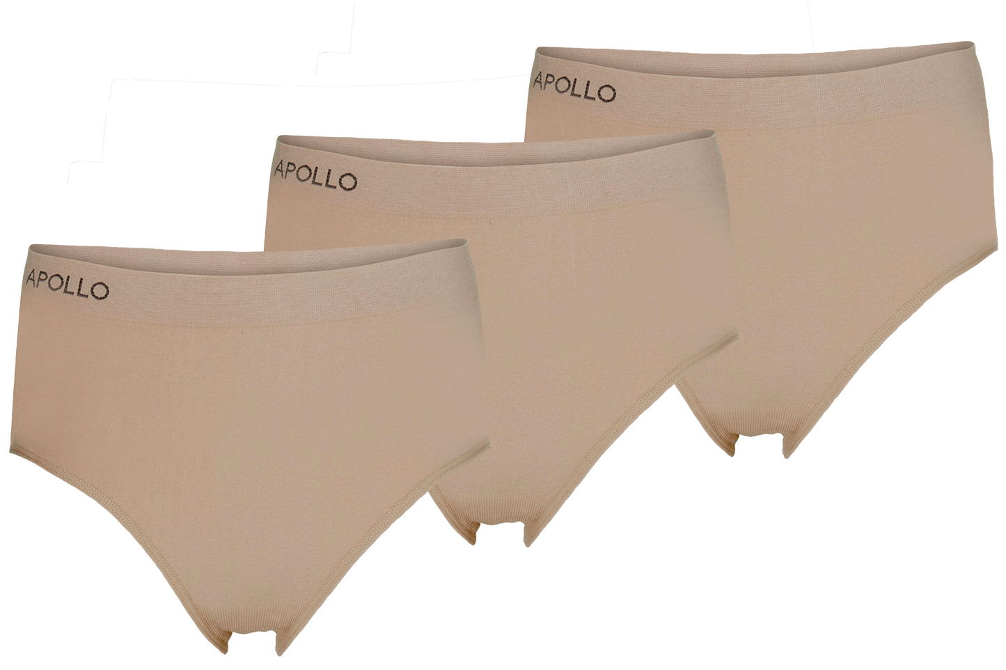 3pk Seamless Dames Maxi Slip