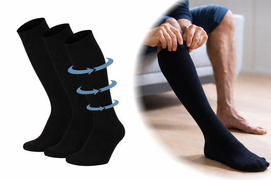 Modal Travel Compressie sokken 2pk