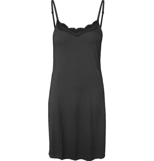 Dames Onderjurk Kort met kant Spaghetti Bandjes Anti-Schuren